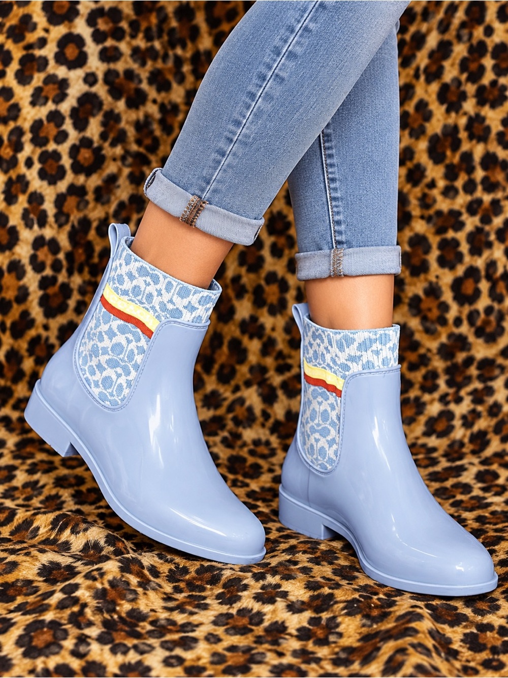 Coach rain booties